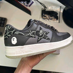 A BathinGahpe Bape StaText Code Camo Charcoal