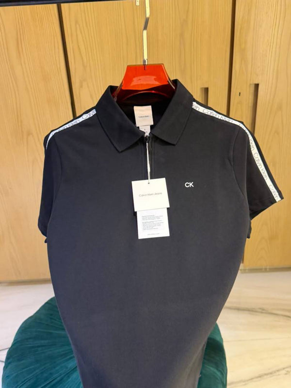 Calvi-xn Klein IMPORTED STORE ARTICLE POLO T SHIRT BLACK