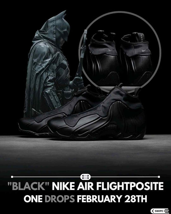 Nike Air Flightposite Triple Black 1213
