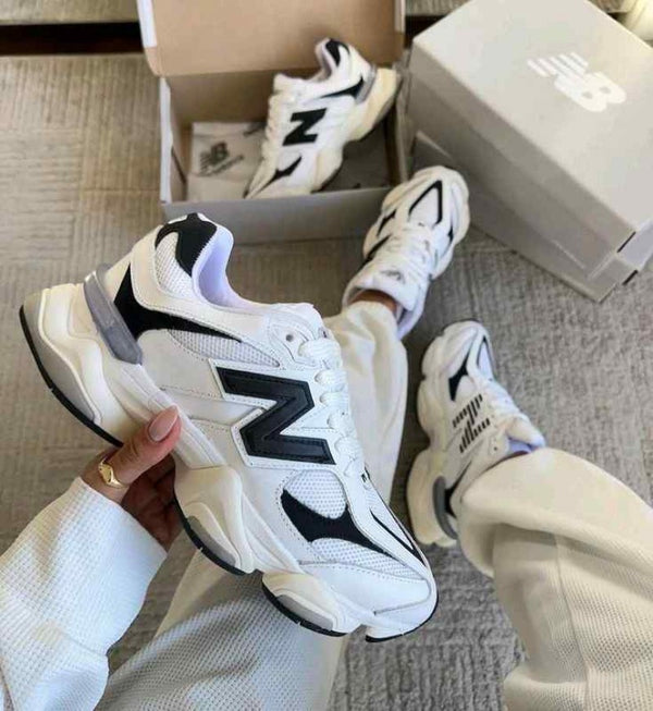 New Balencee 9060 White Black 1218