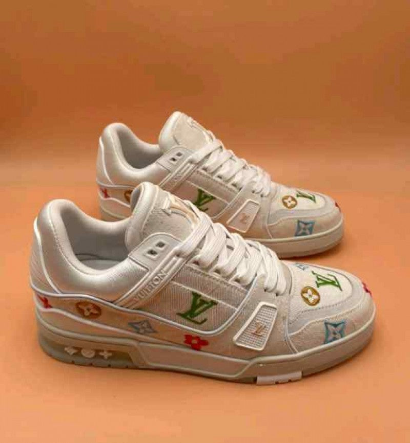 Louis Vuitton LV Trainer White Multi Monogram Edition