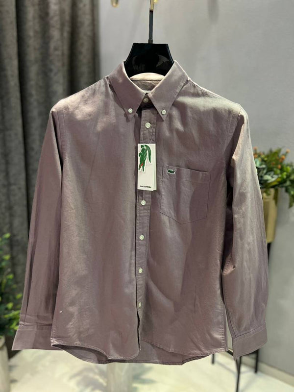 Lacoste IMPORTED STORE ARTICLE SHIRT PURPLE