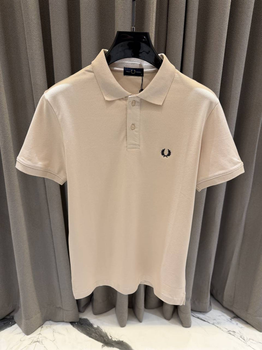 Fred Perry Premium Cream Polo Tshirt