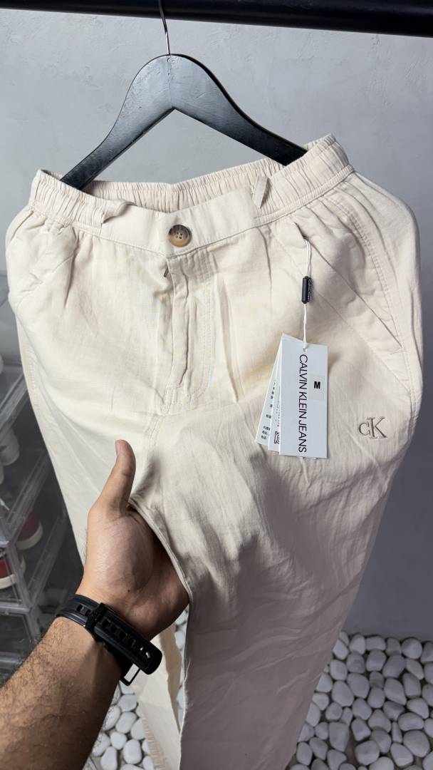Calvin Kleiin Premium Linen Pants 3053