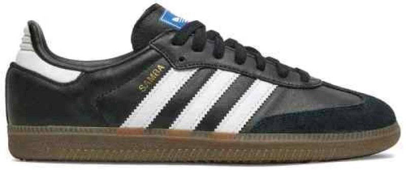 Adidas samba black white women with keychain