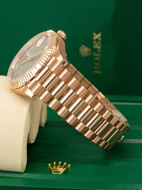 Rolex Oyster Perpetual Day Date 40 Battery Copper Green