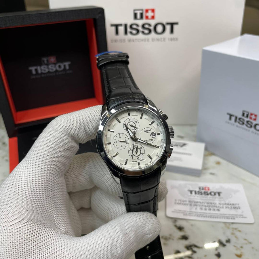 Tissot 1853 Couturier Black-Silver-White