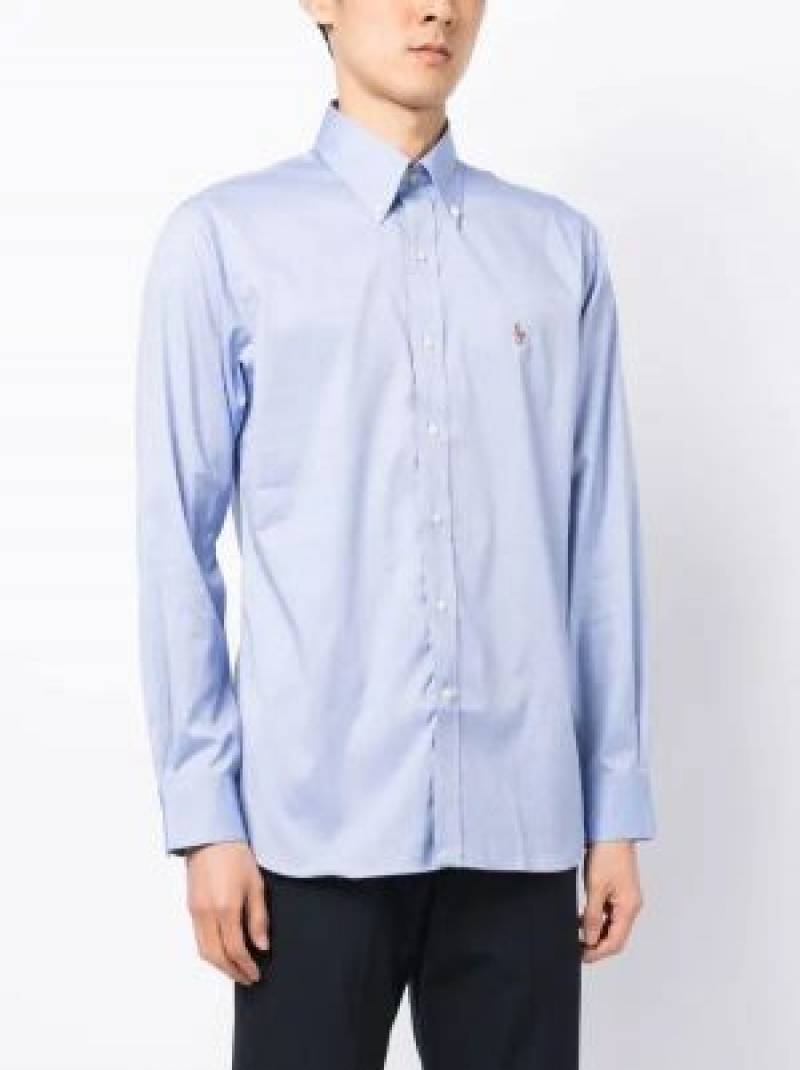 Ralf Lauren imported shirt Blue
