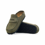 Birkenstock Naples Wrapped Suede olive