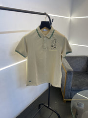 Lacoste imported polo tshirt beige