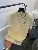 Lacoste imported polo tshirt beige