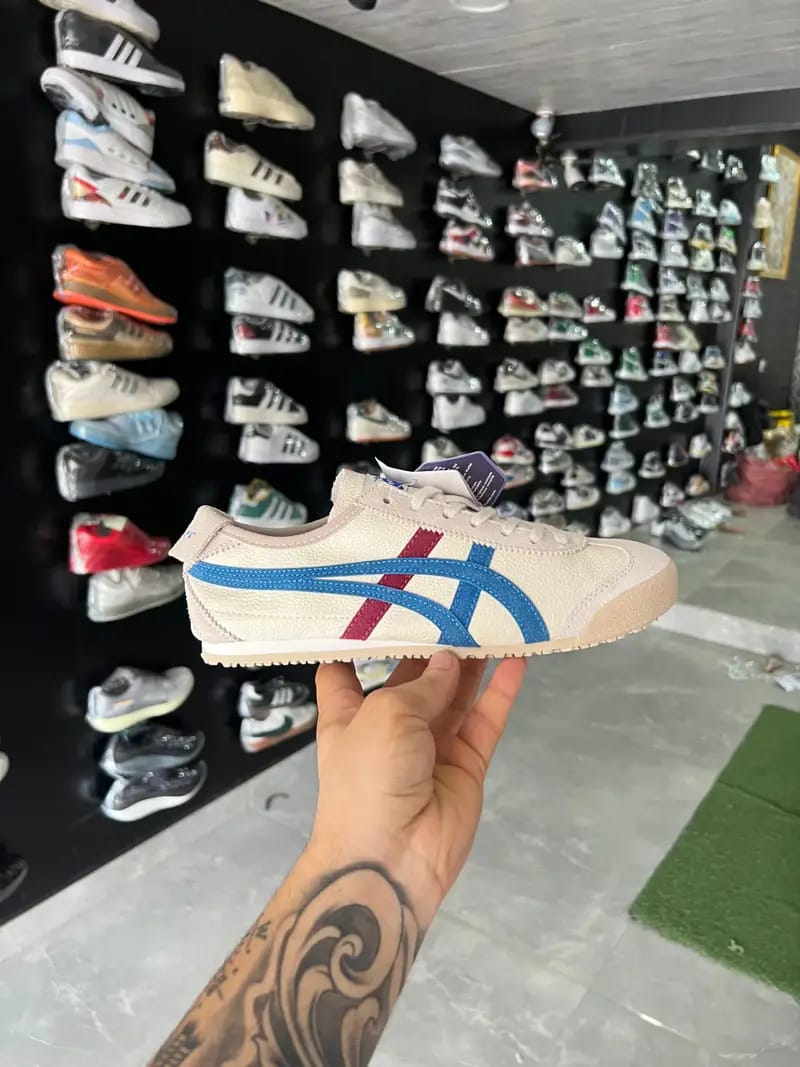 Onitsuka tigar Mexico 66 White Blue Maroon