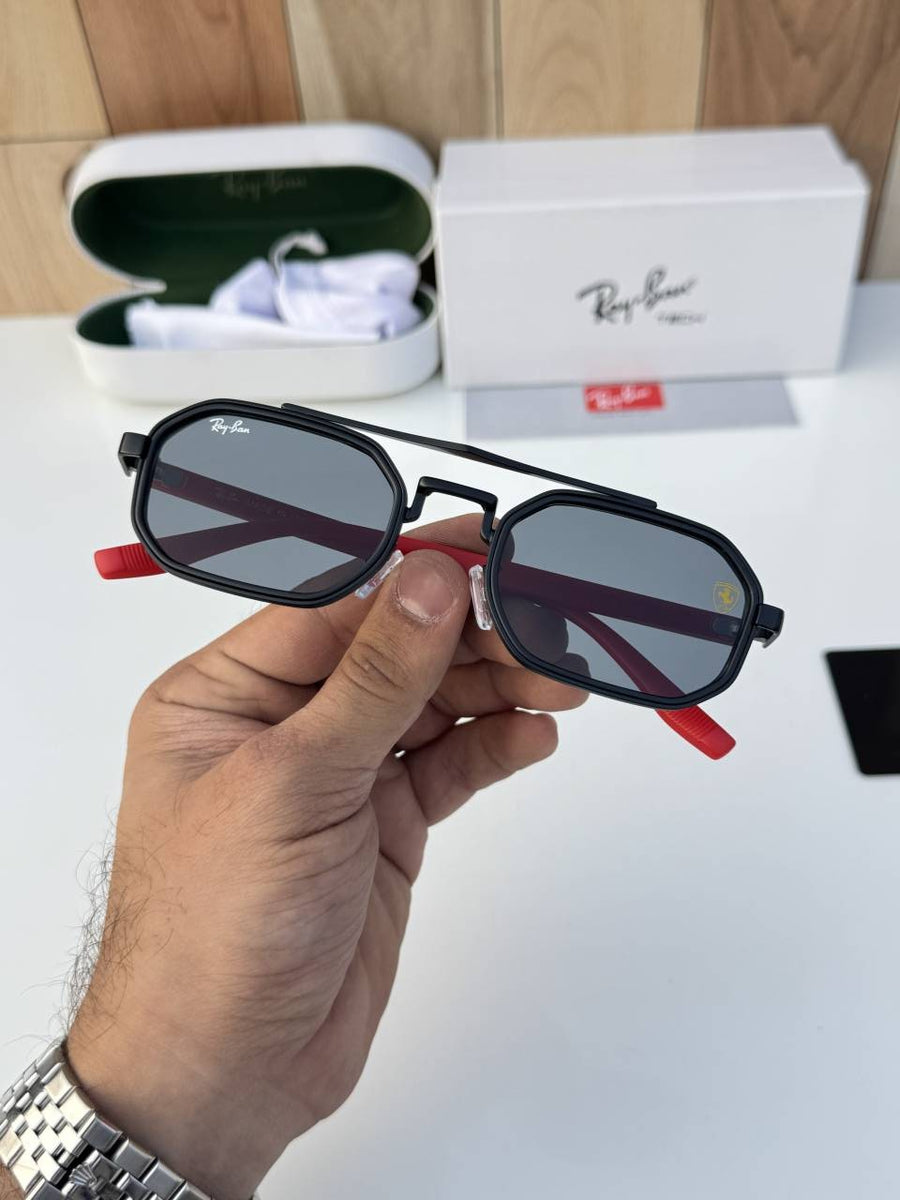 Ray-Ban 7328 black red