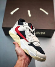 E air jordan 1 x travis scott jumpman jack university red semi ua extra laces n bag