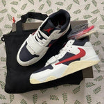 E air jordan 1 x travis scott jumpman jack university red semi ua extra laces n bag