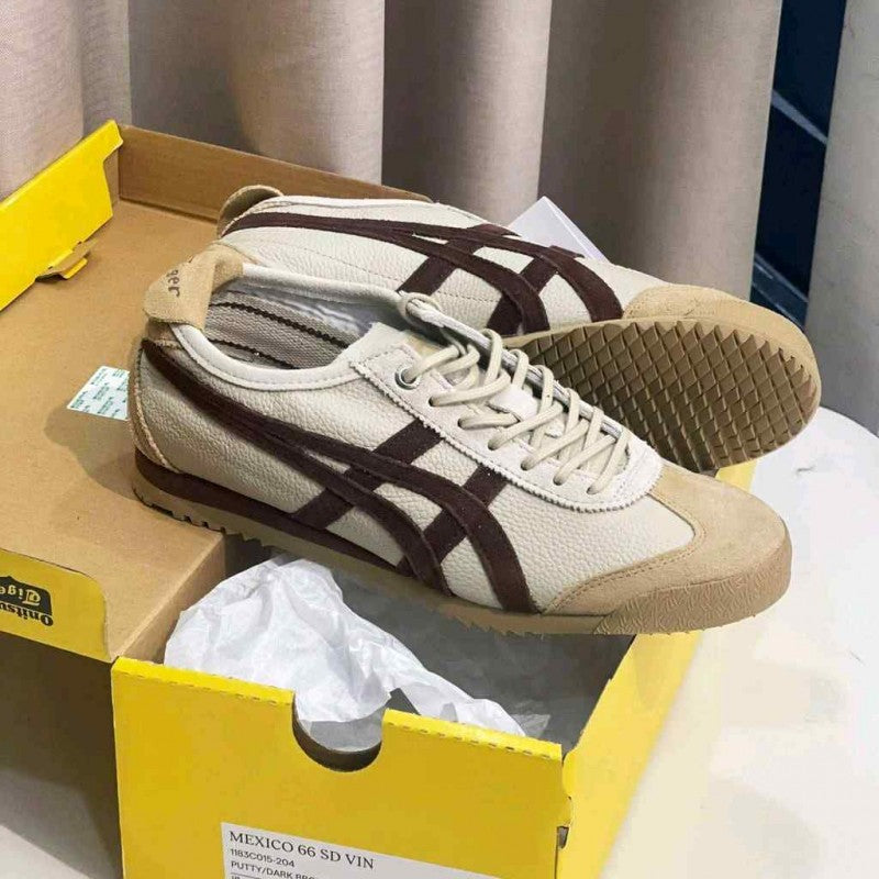 Onitsuka Tiger MEXICO 66 SD VIN - Trainers - PuttyDark Brown