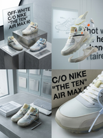 NIKK.E AIRMAX 90 X OFF WHIITE