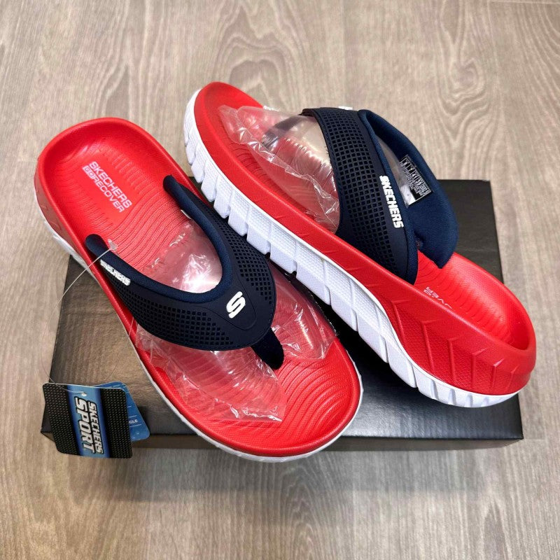 Skechers Go Recover Premium Navy Red White Simplex