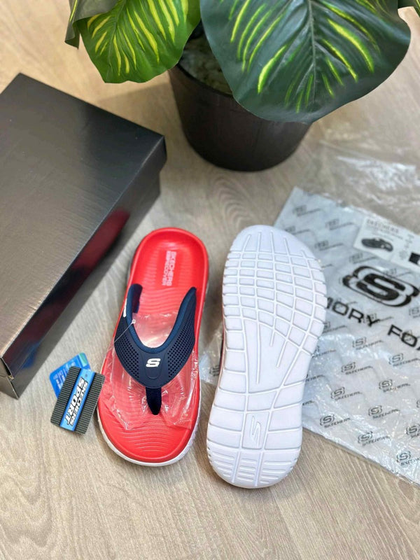 Skechers Go Recover Premium Navy Red White Simplex