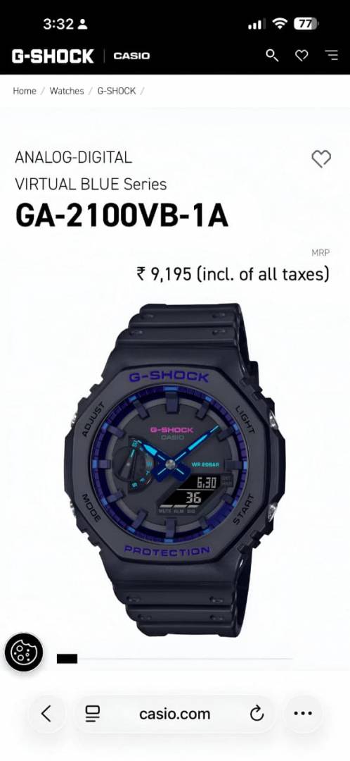 Casio g shock ga2100 Rainbow