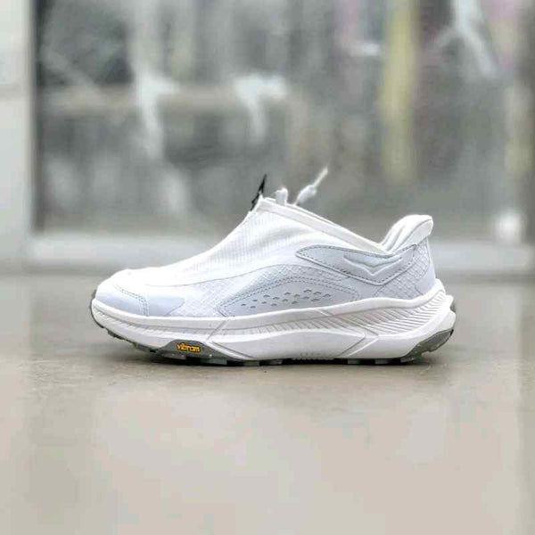 Hoka Project Transport White Cosmic Grey