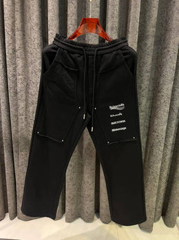Balenciaga IMPORTED STORE ARTICLE TRACK PANT BLACK
