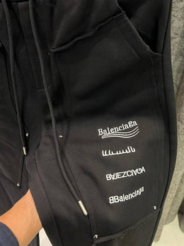 Balenciaga IMPORTED STORE ARTICLE TRACK PANT BLACK