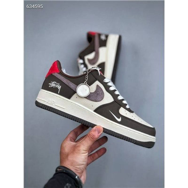 Nike Air Force 1 Stussy Brown Leather