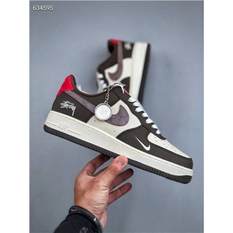Nike Air Force 1 Stussy Brown Leather