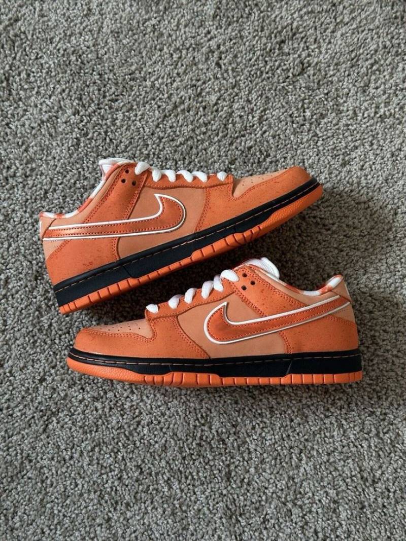 Sb Dunk low Concepts Orange Lobster With Extra lace & bands 650