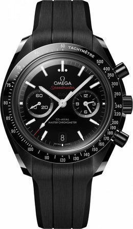 Omega Speedmaster Dark Side of the Moon black white white niddle