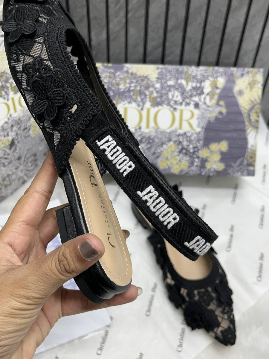 Dior_JAdiyor_Slingback_Transparent_Mesh_Black_Diyor_Embroidery_Flat_With_OG_Box_Dust_Bag_&_Carry_Bag