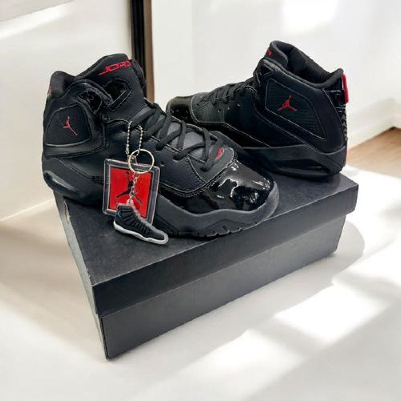 Nike air jordan jumpman two trey black sale