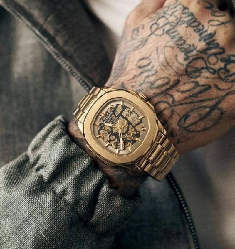 Patek Philipe Skeleton Automatic golden black