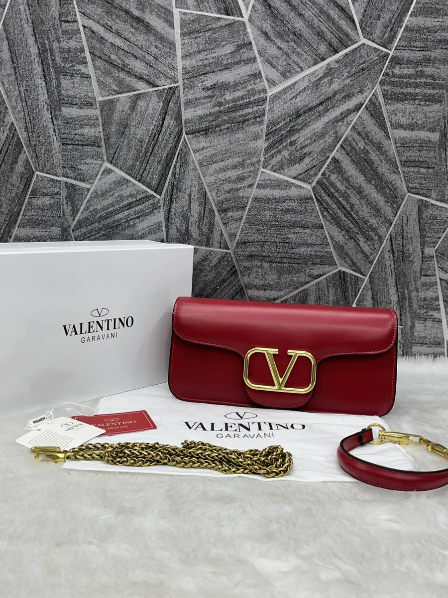 Valentino_V_Logo_Long_Shoulder_Bag_Clutch_With_Original_Packing