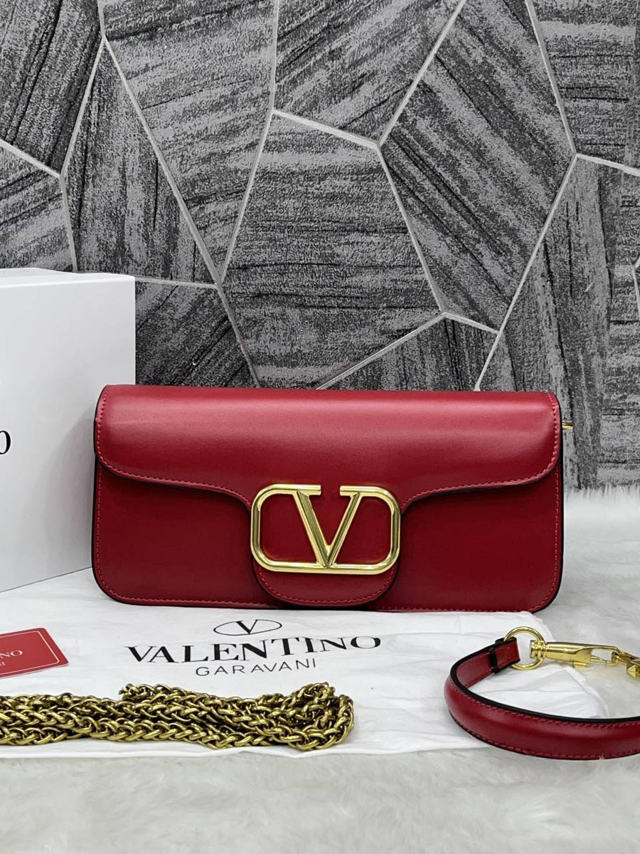 Valentino_V_Logo_Long_Shoulder_Bag_Clutch_With_Original_Packing