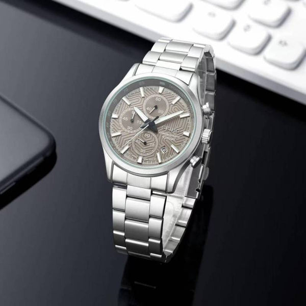 Seiko Prospex Police Tauriko silver gray