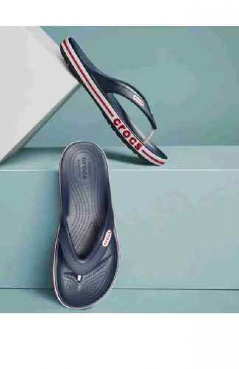 Crocs Flip Flops Bayaband Navy Blue