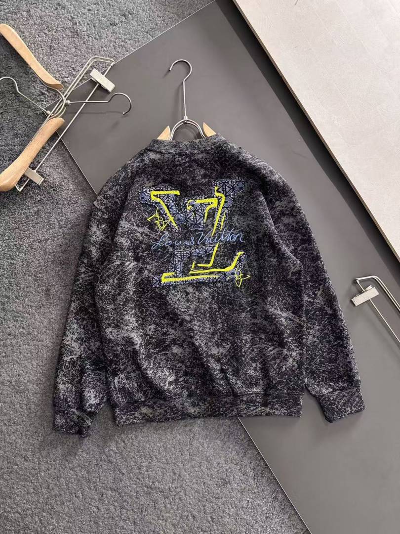 v-uitton imported sweatshirt store article black