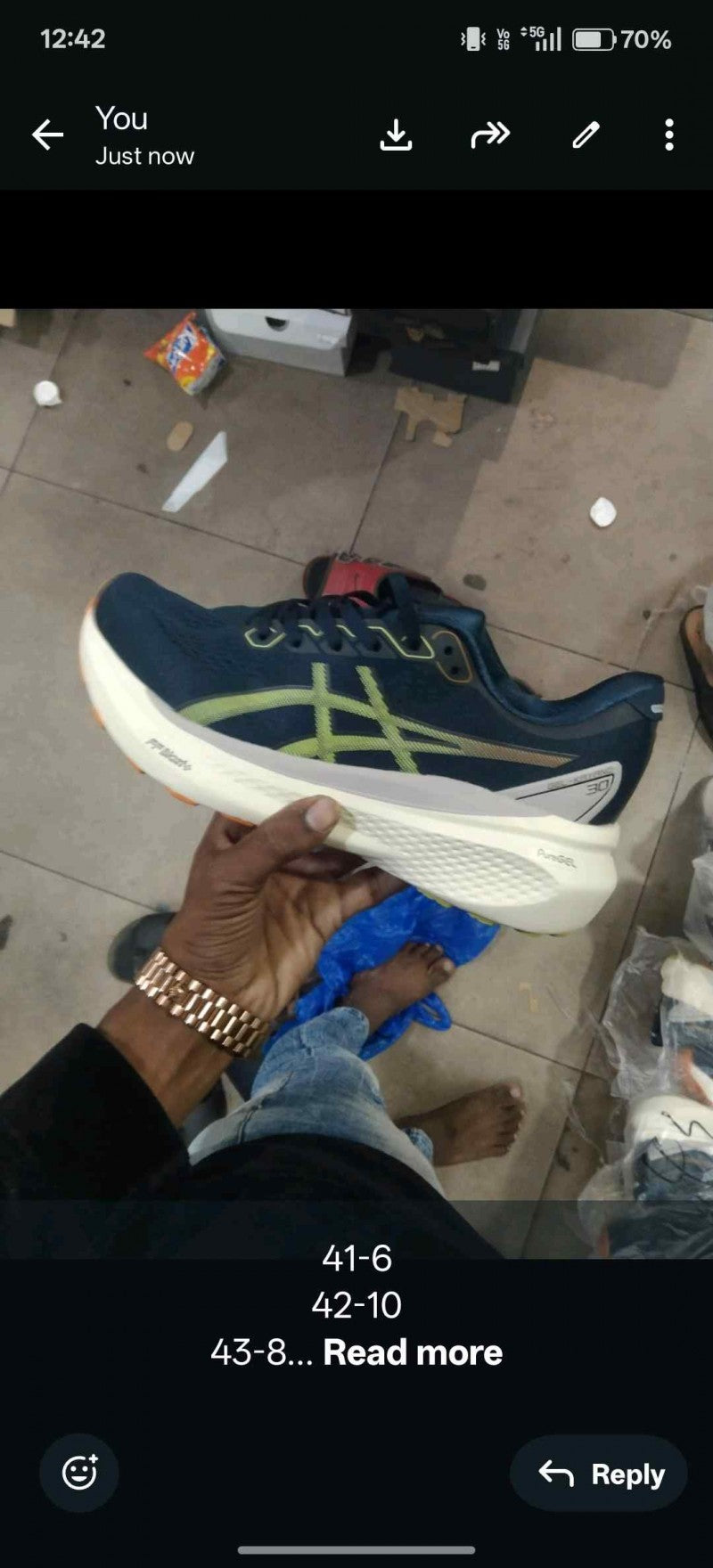 Asics Gel kayano 30 neavy blue