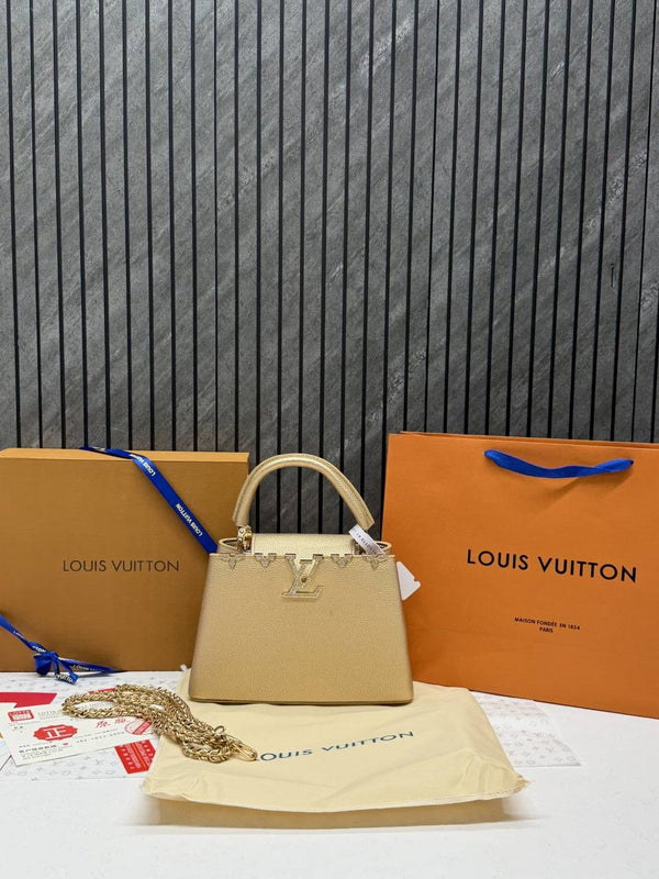 Louis Vuitton CB Gold Capucines Highend With OriginalBox & CarryBag