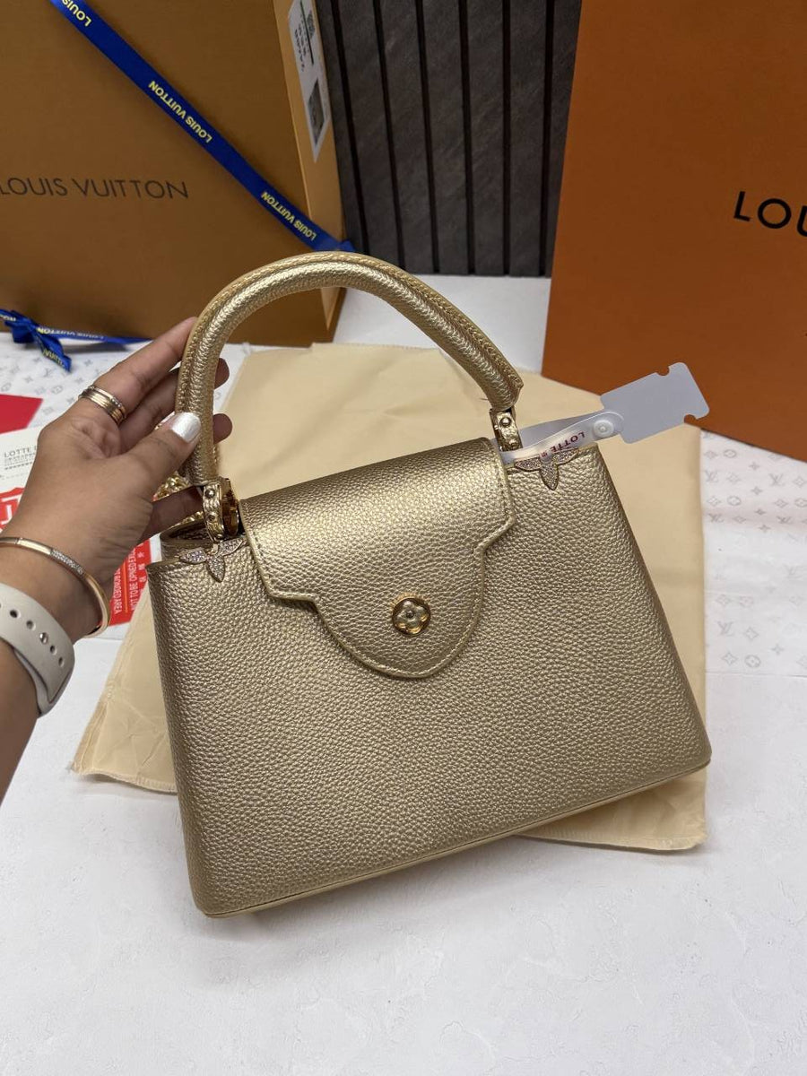 Louis Vuitton CB Gold Capucines Highend With OriginalBox & CarryBag