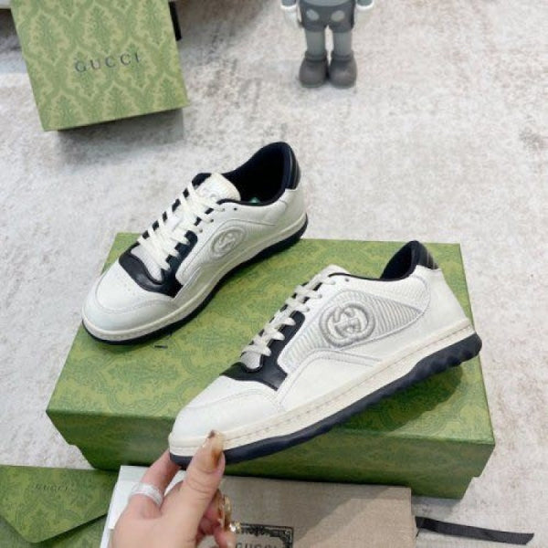 Gucci MAC 80 LEATHER SNEAKER WHITE Black sale
