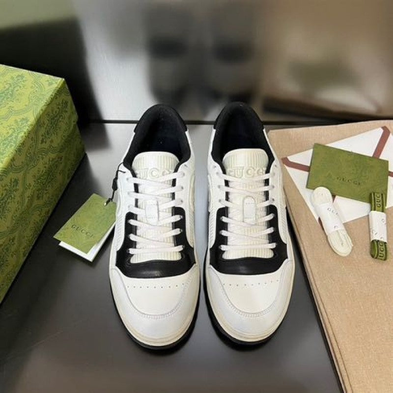 Gucci MAC 80 LEATHER SNEAKER WHITE Black sale