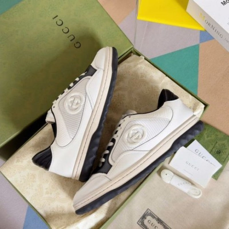 Gucci MAC 80 LEATHER SNEAKER WHITE Black sale