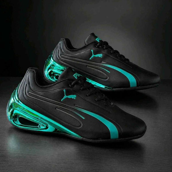 Puma Super GT Black Green 6067