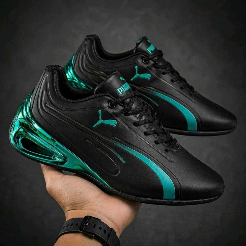 Puma Super GT Black Green 6067