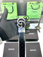Gucci Reversible Belt Silver Fa 28