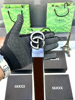 Gucci Reversible Belt Silver Fa 28