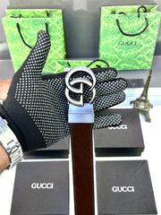 Gucci Reversible Belt Silver Fa 28